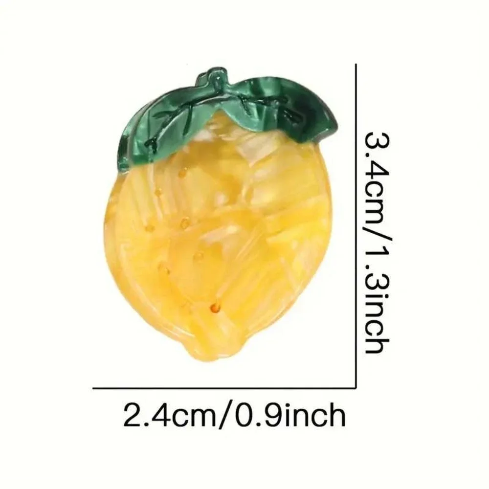 Lemon Hair Claw Clip Fruit Hair Accessories‎ Cute Fun Novelty